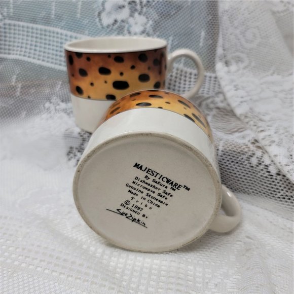 Majesticware by Sakura Stoneware Tribe 1997 Cups Two (2) - Picture 7 of 10